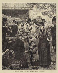 St Denis, Aankomst van de Trein van de Vrouwen uit Parijs